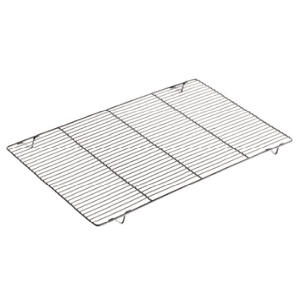 Matfer Bourgeat 312212 15 3/4" x 23 5/8" Footed Stainless Steel Cooling Rack for Full Size Sheet Pan