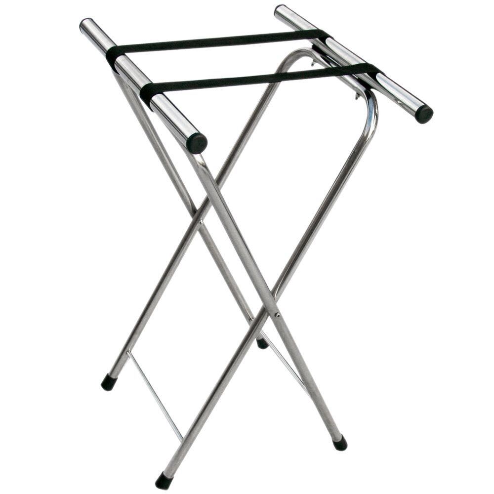 Aarco CTS Chrome Tray Stand - 31"
