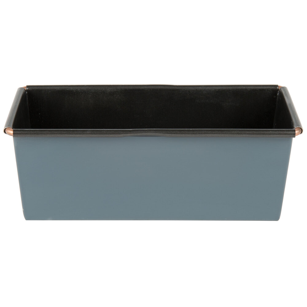 Matfer Bourgeat 331074 Exopan Steel Non-Stick Bread Loaf Pan - 8" x 3 1/8" x 3 1/8"