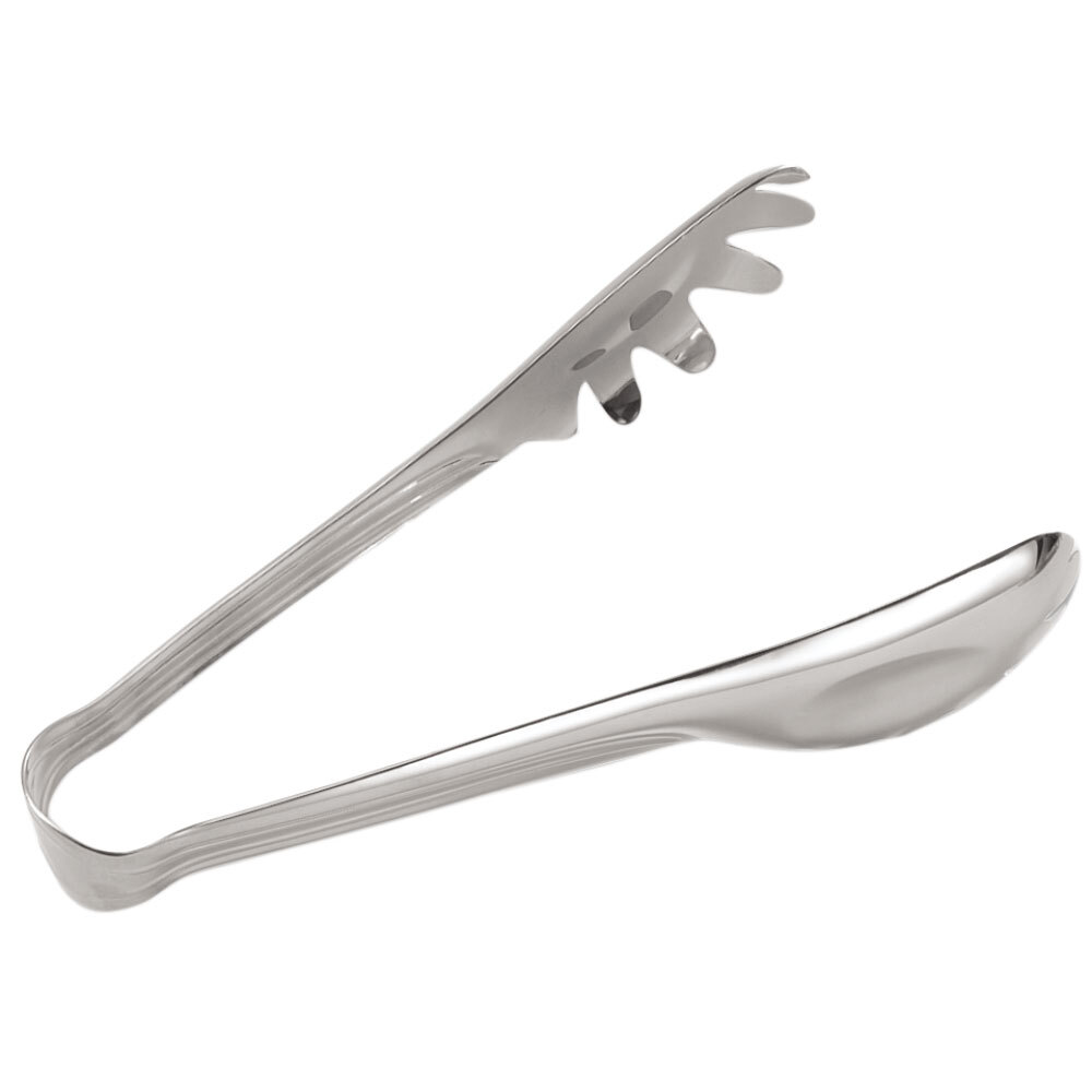 Walco Ultra from Steelite International WLUL7253 8 1/4" 18/10 Stainless Steel Extra Heavy Weight Serving Tongs - 12/Case