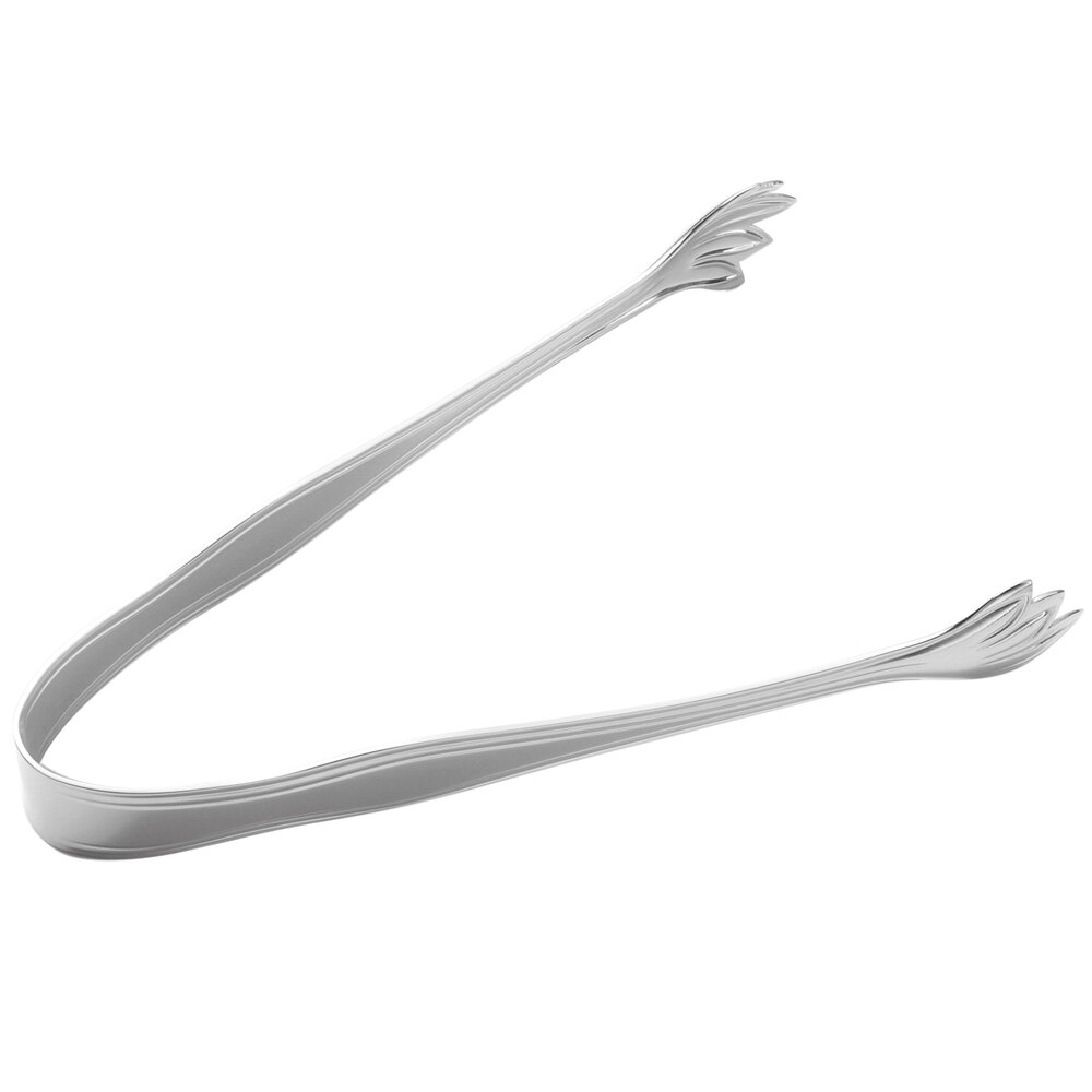 Walco Ultra from Steelite International WLUL7223 6" 18/10 Stainless Steel Extra Heavy Weight Ice Tongs - 12/Case