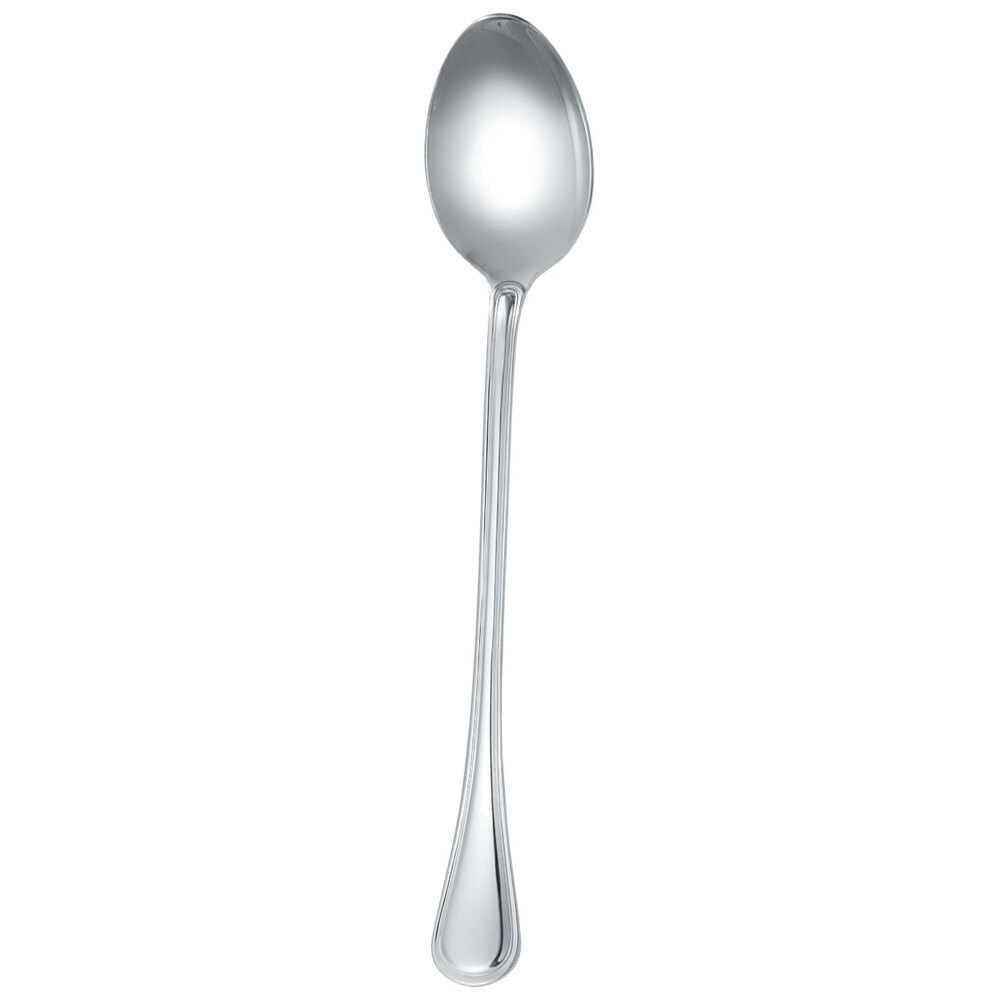 Walco Ultra from Steelite International WLUL125 13 1/8" 18/10 Stainless Steel Extra Heavy Weight Long Handle Spoon - 12/Case