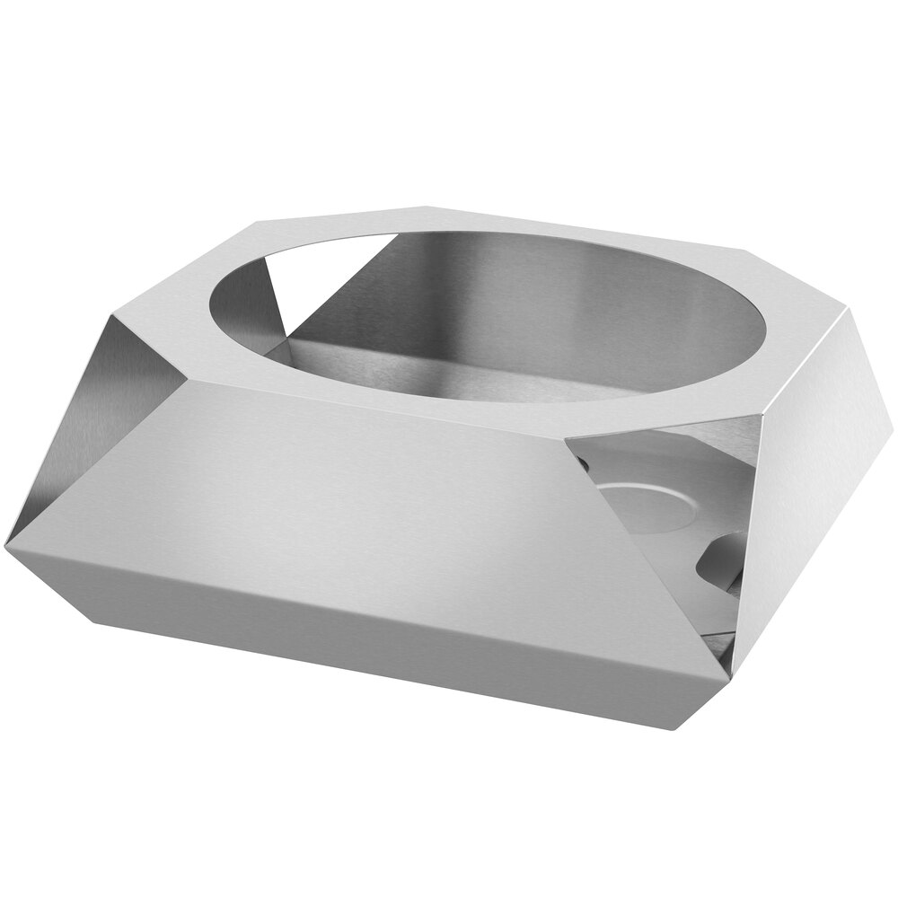 Rosseto SM283 Multi-Chef Diamond 19 1/8" Round Stainless Steel Chafer Stand