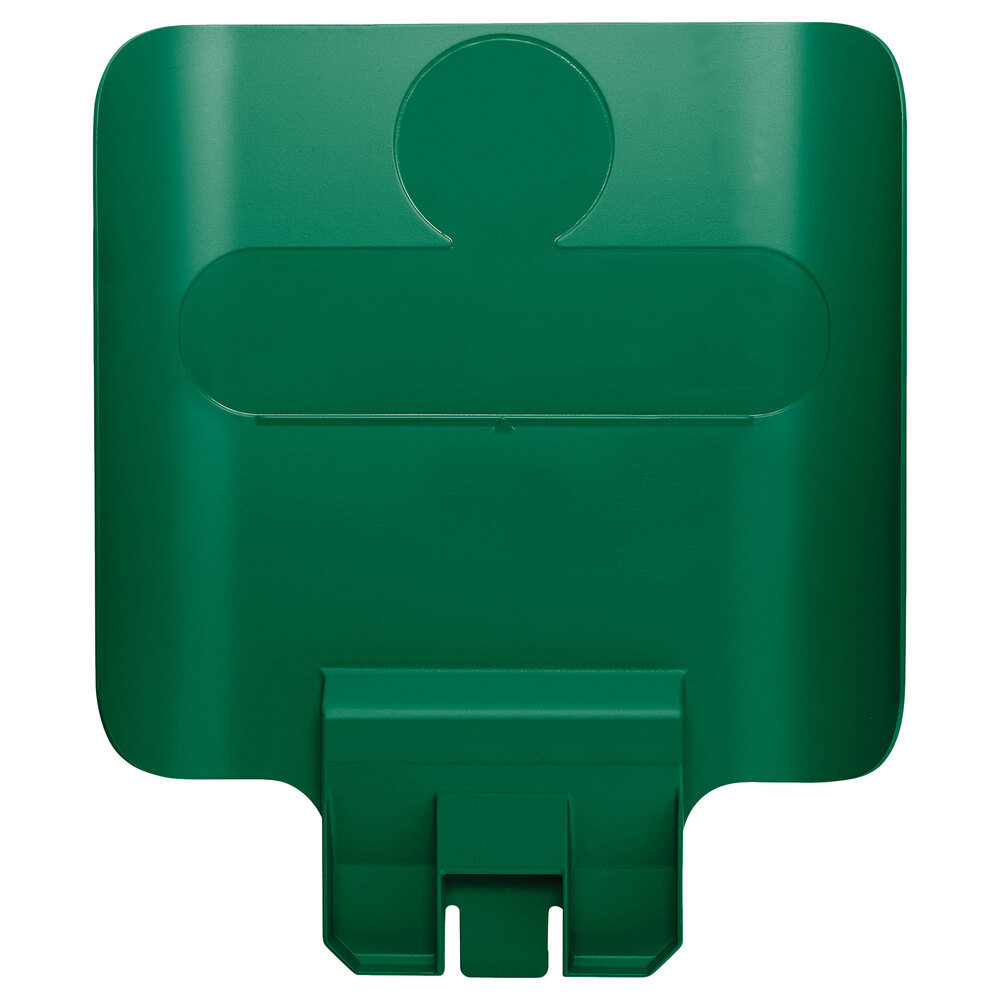 Rubbermaid® 2007908 Slim Jim Recycling Green Billboard