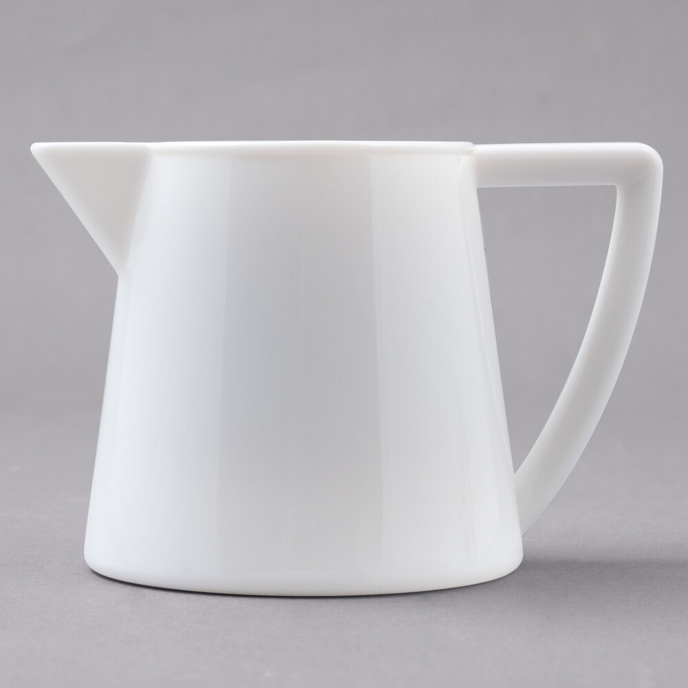 GET CM-302-PC-W 6 oz. White Plastic Creamer - 12/Pack