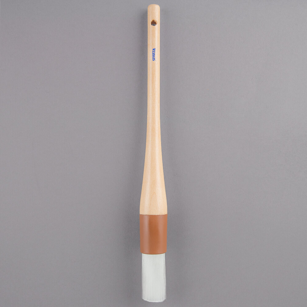 Carlisle 4040000 Sparta Spectrum Chef Series 1"W Round Nylon Bristle Pastry/Decorating Brush