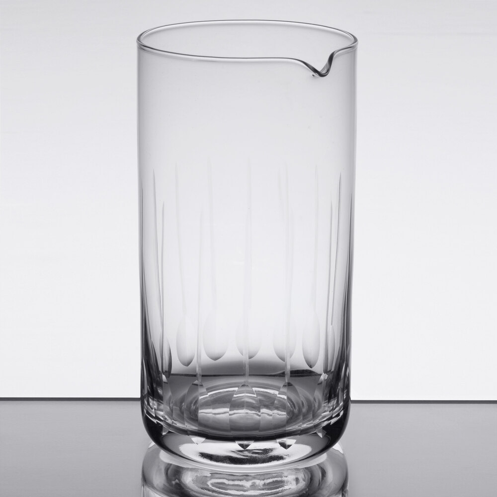 American Metalcraft MGL25 25 oz. Hand Cut Mixing Glass