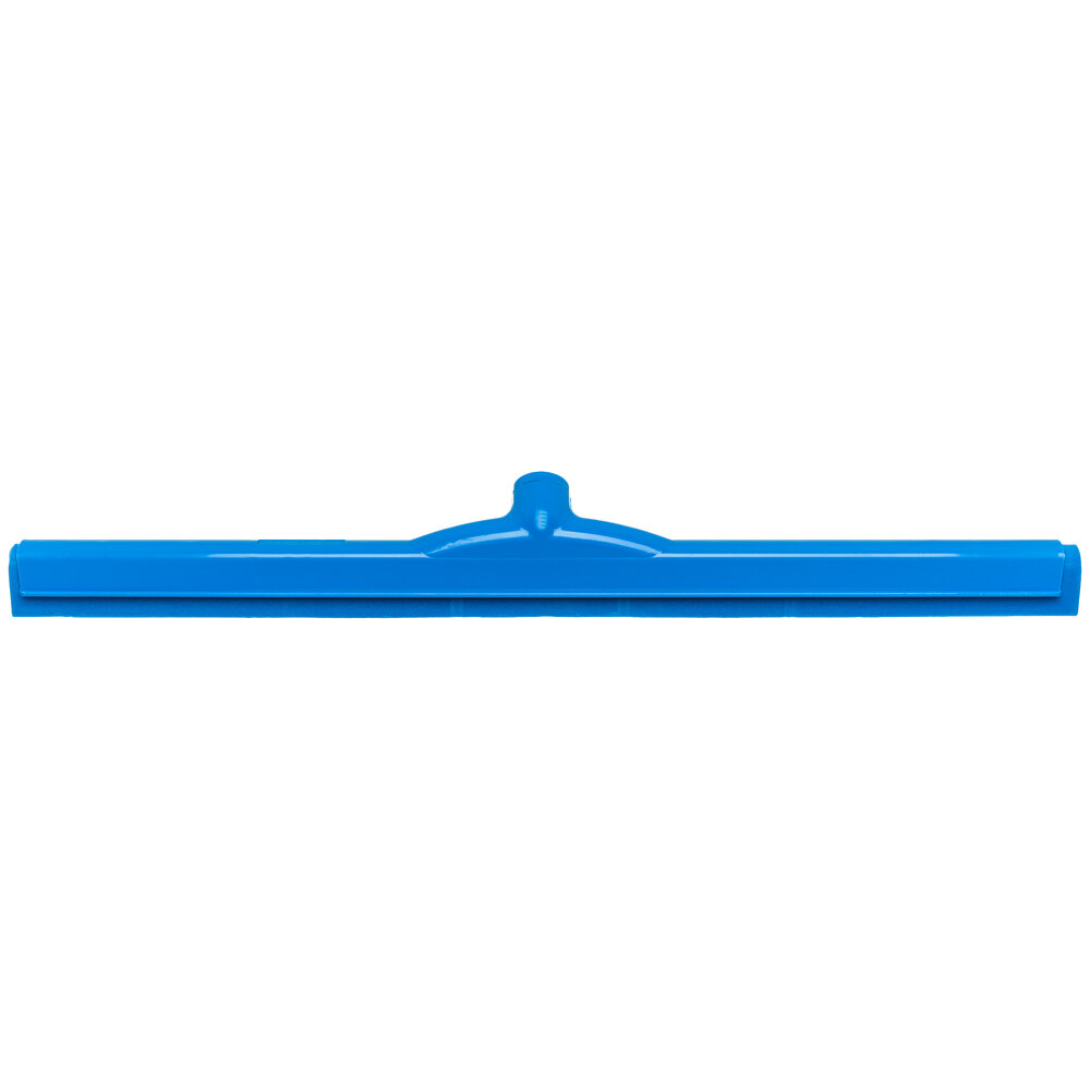 Carlisle 4156814 Sparta 24" Blue Double Foam Floor Squeegee with Plastic Frame