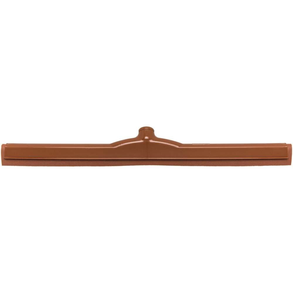 Carlisle 4156801 Sparta 24" Brown Double Foam Floor Squeegee with Plastic Frame
