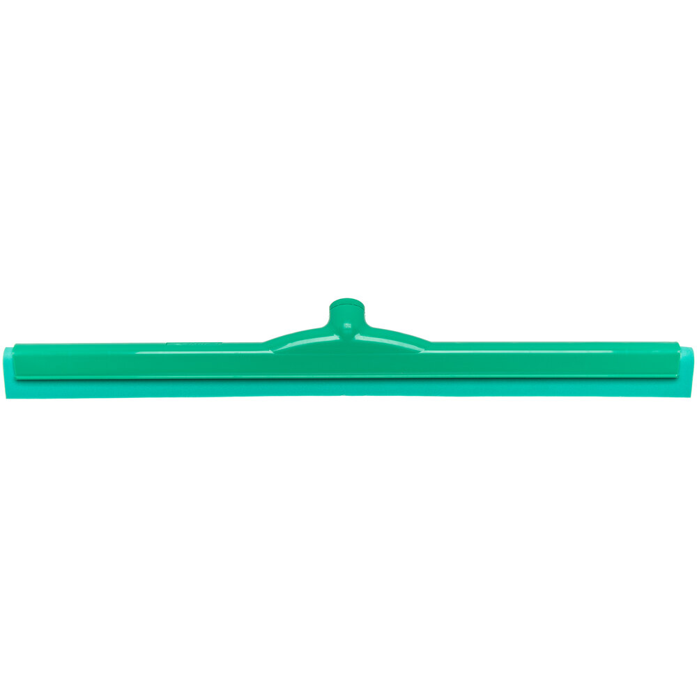 Carlisle 4156809 Sparta 24" Green Double Foam Floor Squeegee with Plastic Frame