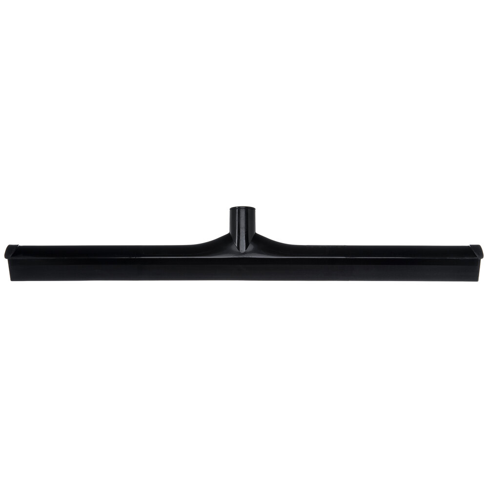 Carlisle 3656803 Sparta 24" Black Single Blade Rubber Squeegee with Plastic Frame