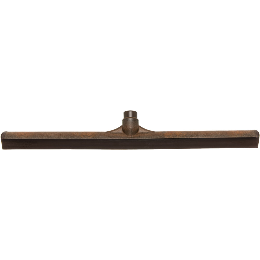 Carlisle 3656801 Sparta 24" Brown Single Blade Rubber Squeegee with Plastic Frame