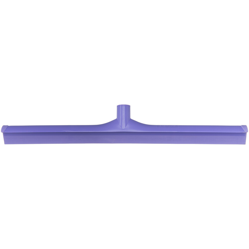 Carlisle 3656868 Sparta 24" Purple Single Blade Rubber Squeegee with Plastic Frame