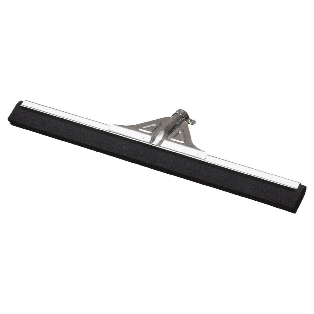 Carlisle 36633000 Flo-Pac 30" Black Double Foam Floor Squeegee with Metal Frame