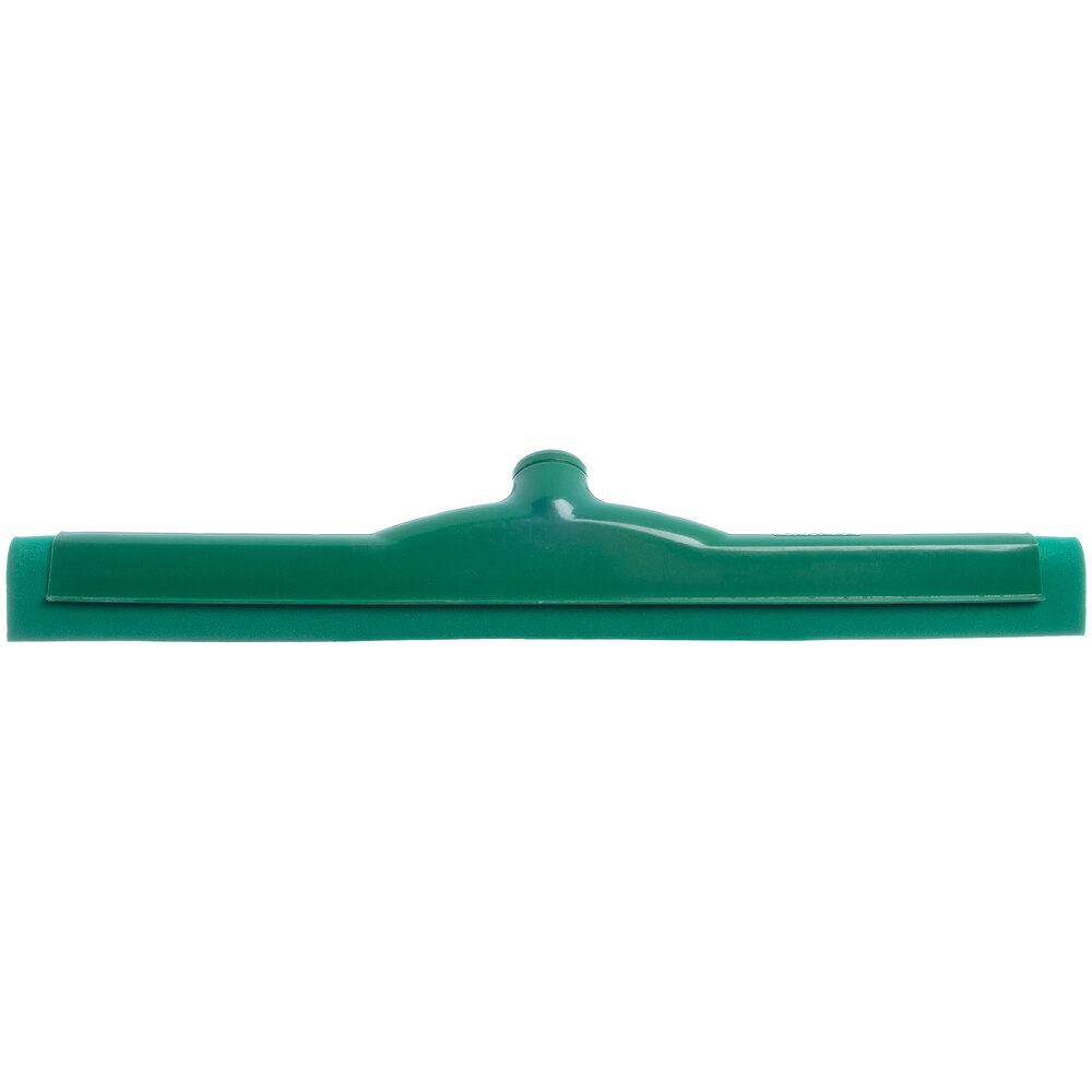 Carlisle 4156709 Sparta 18" Green Double Foam Floor Squeegee with Plastic Frame