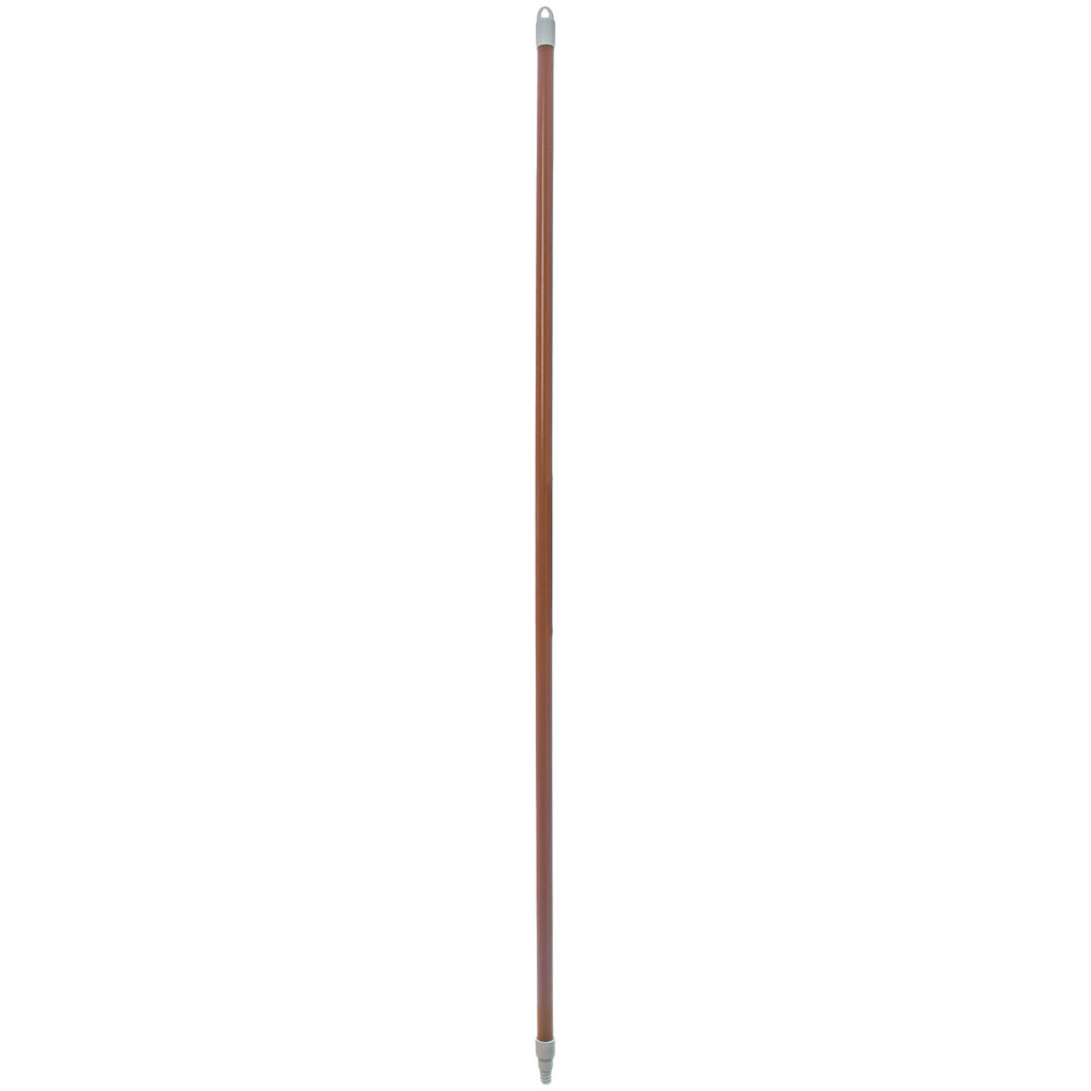 Carlisle 40225EC01 Sparta 60" Brown Threaded Fiberglass Broom / Squeegee Handle