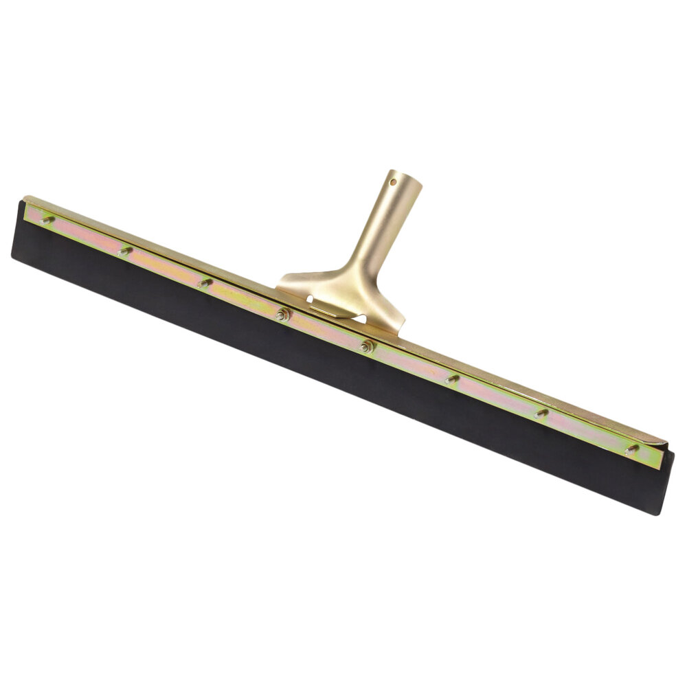 Rubbermaid® FC9C3200BLA 24" Black Straight Blade Rubber Floor Squeegee with Metal Frame