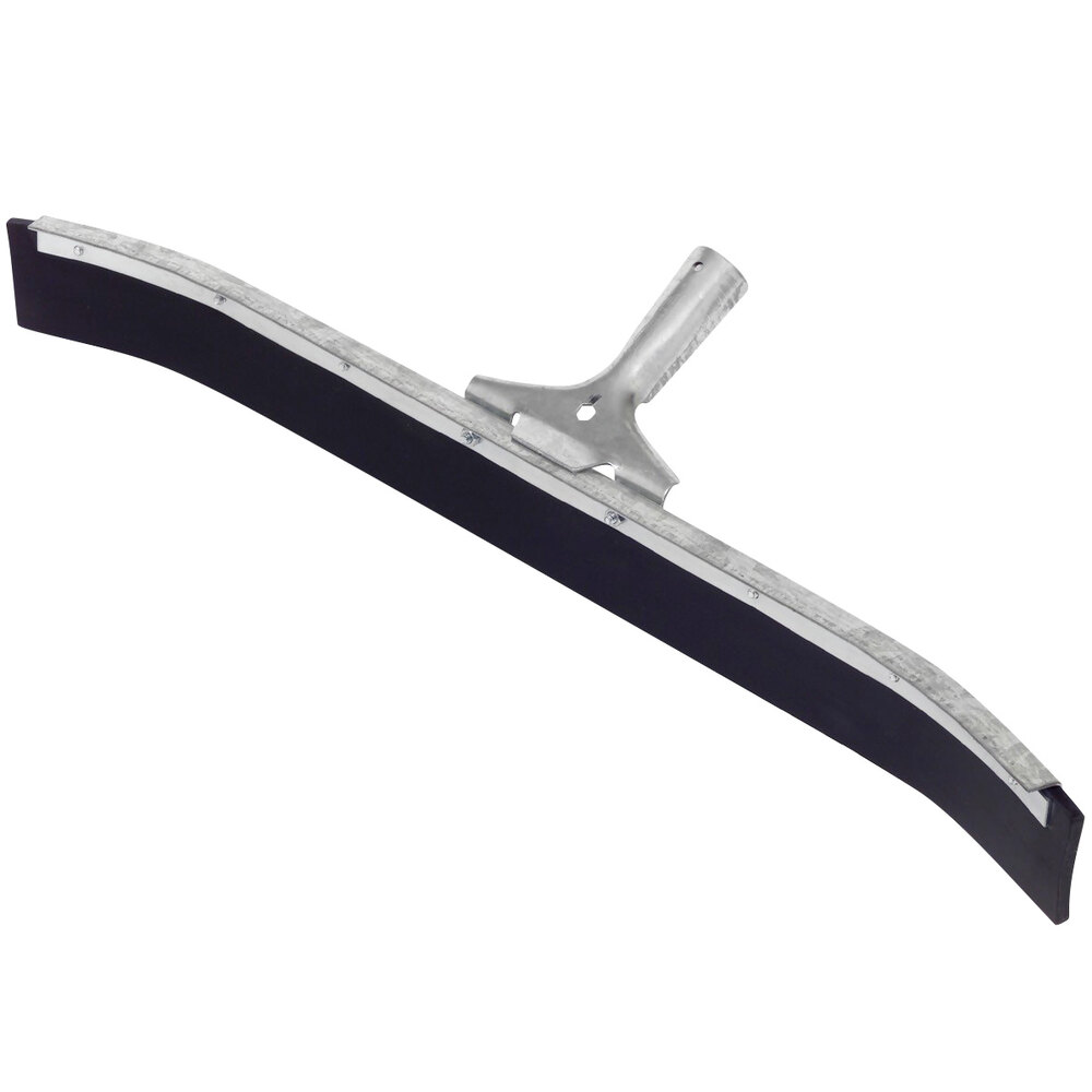Rubbermaid® FG9C3400BLA 24" Curved Black Rubber Floor Squeegee with Metal Frame