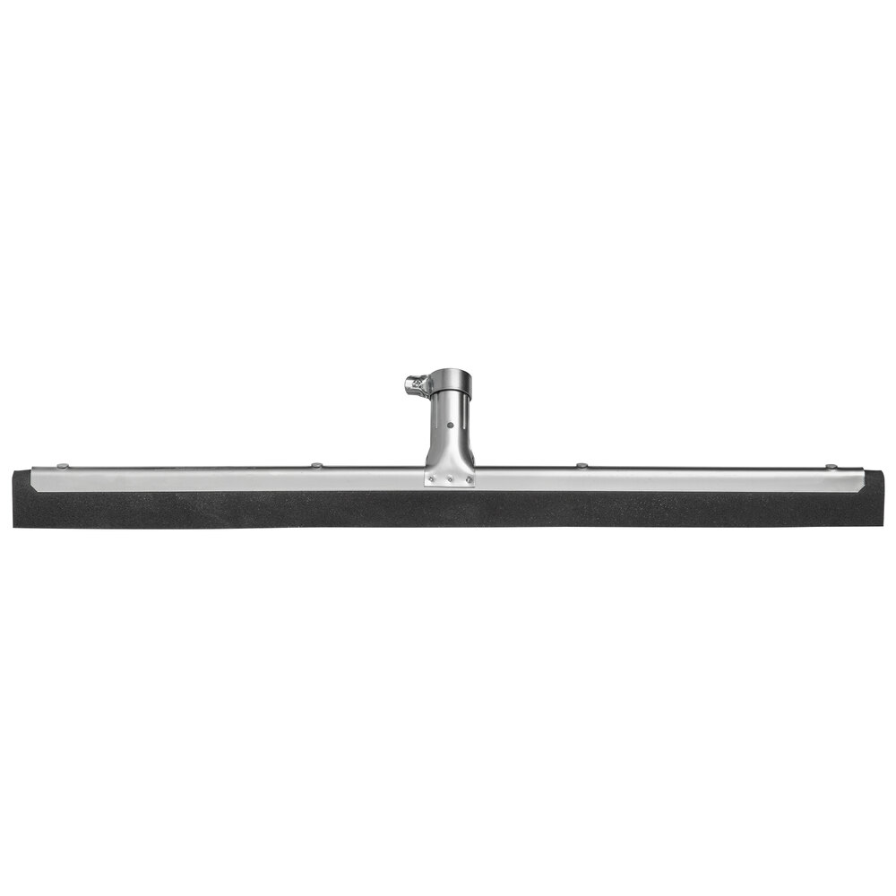 Carlisle 36632400 Flo-Pac 22" Black Double Foam Floor Squeegee with Metal Frame