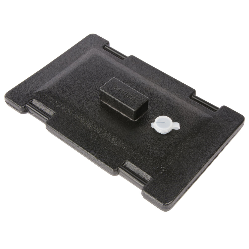 Carlisle LD235LG03 Cateraide™ Black Lid Assembly for LD250N03, LD350N03, and LD500N03
