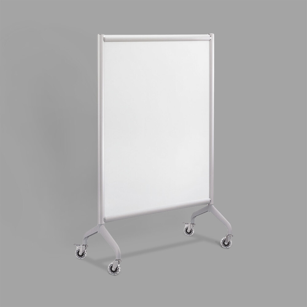 Safco 2014WBS Rumba 36" x 54" White / Gray Whiteboard Collaboration Screen