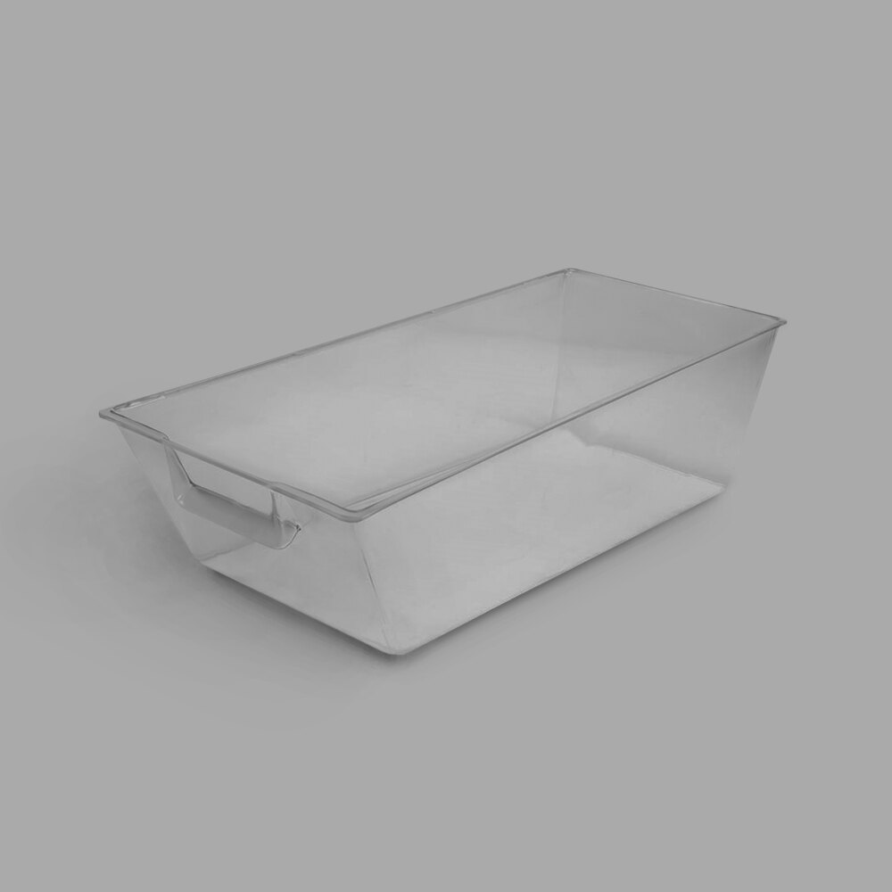Delfin from Steelite International DFBFB27704 27" x 7" x 7" Clear PETG Rectangular Bulk Bin