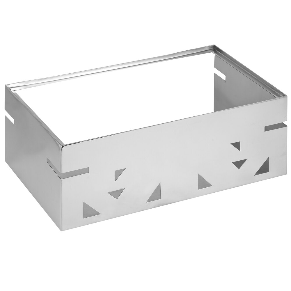 Eastern Tabletop 32178RIDGE LeXus 22" x 14" x 9" Ridge Stainless Steel Action Station Stand with Elevation Adapter