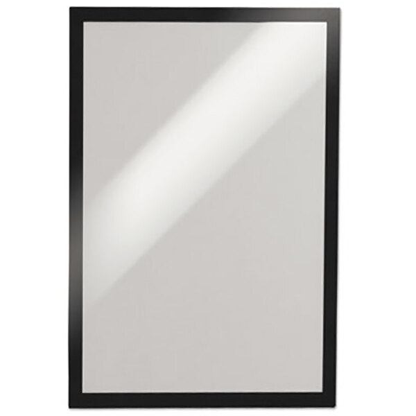 Durable 476901 DURAFRAME 12" x 18" Black Sign Holder - 2/Pack