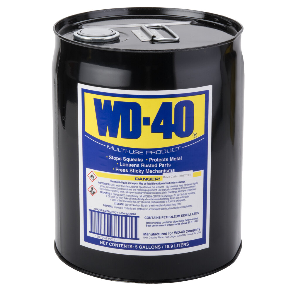 WD-40 49012 5 gallon / 640 oz. Heavy Duty Lubricant