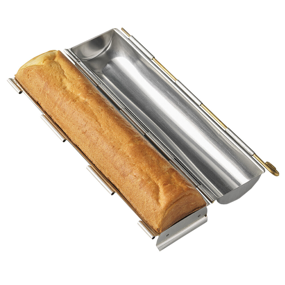 Matfer Bourgeat 341716 11 3/4" x 2 3/4" Stainless Steel Round Bread Pan