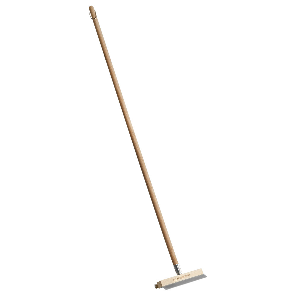 American Metalcraft 1698 60" Pizza Oven Brush with Scraper