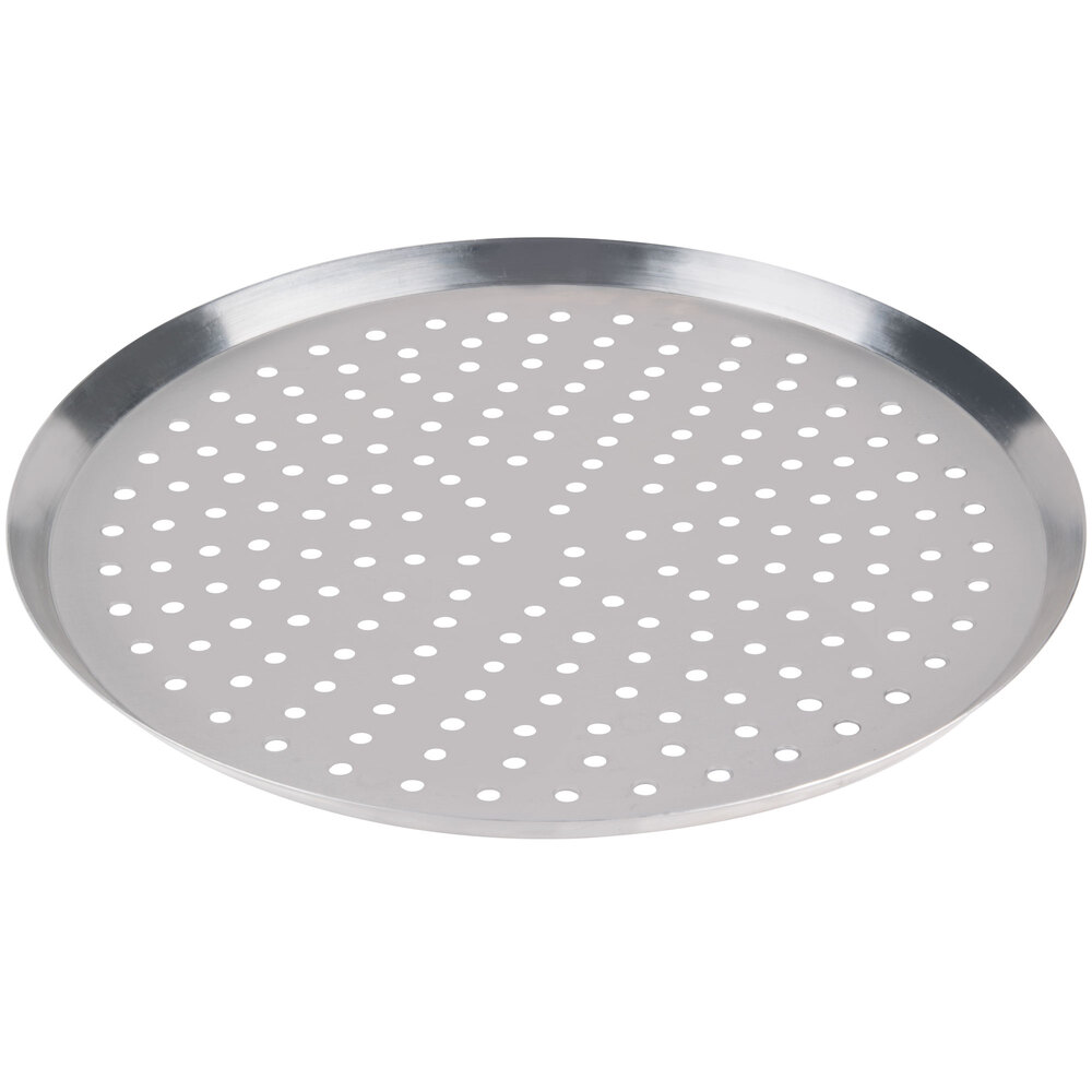American Metalcraft CAR21P 21" Perforated Heavy Weight Aluminum Cutter Pizza Pan
