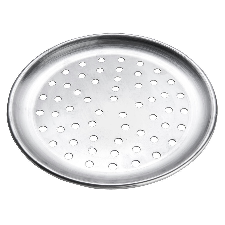 American Metalcraft PCTP9 9" Perforated Standard Weight Aluminum Coupe Pizza Pan