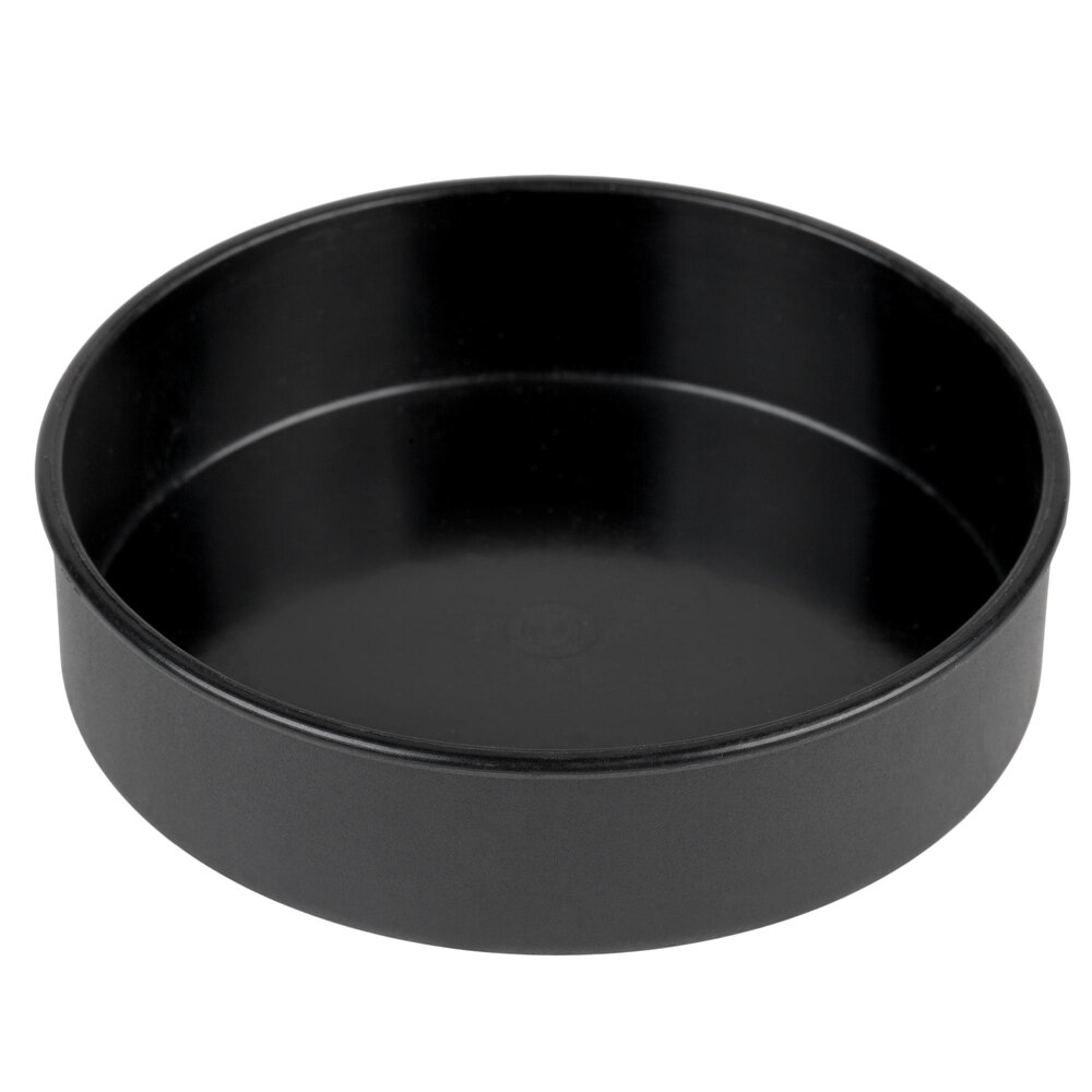 Matfer Bourgeat 345108 Exoglass 3 1/8" x 3/4" Non-Stick Plain-Edge Tartlet / Mini Cake Pan - 50/Pack