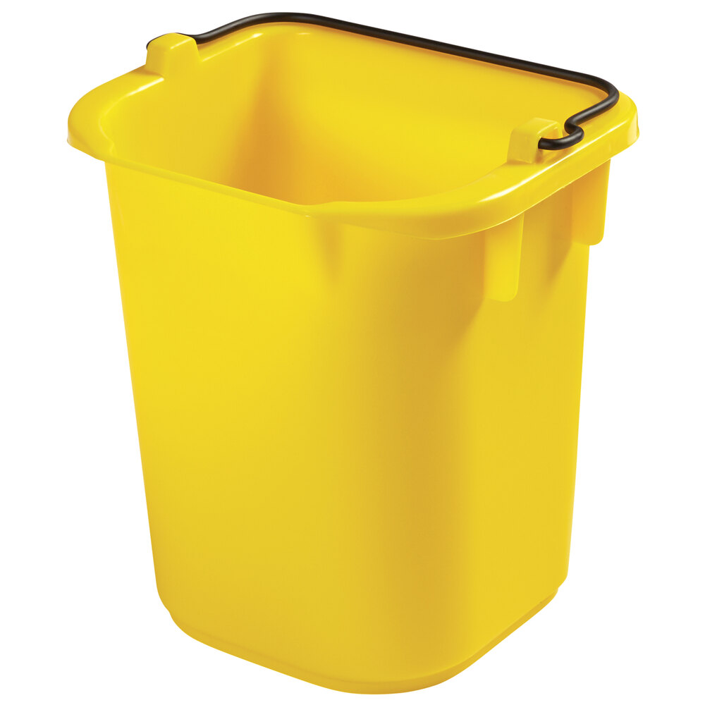 Rubbermaid® 1857374 5 Qt. Yellow Heavy Duty Pail