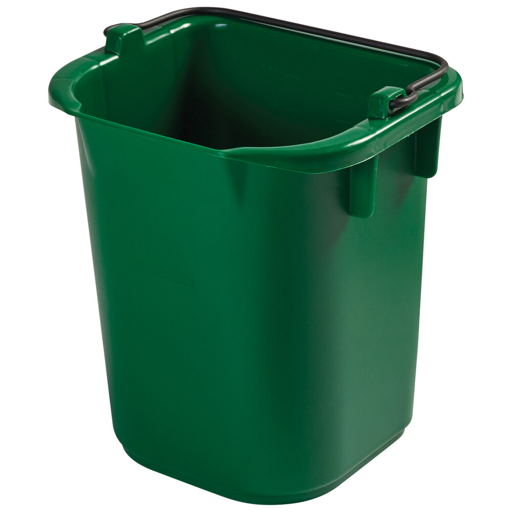 Rubbermaid® 1857377 5 Qt. Green Heavy Duty Pail