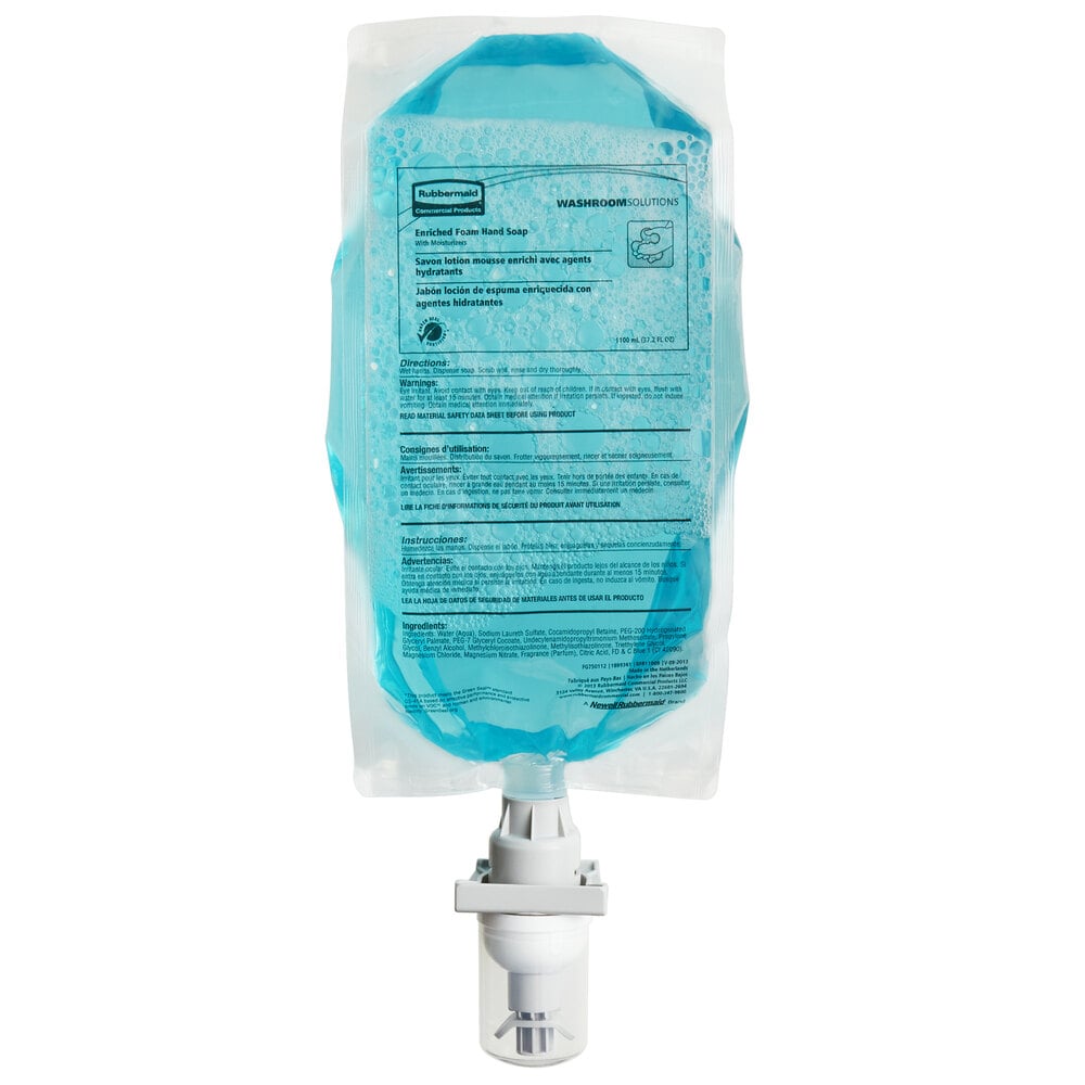 Rubbermaid® FG750112 Autofoam 1100 mL Enriched Foam Moisturizing Hand Soap Refill