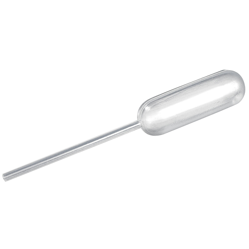 Solia VO25250 0.1 oz. Clear Disposable Plastic Pipette - 1,000/Case