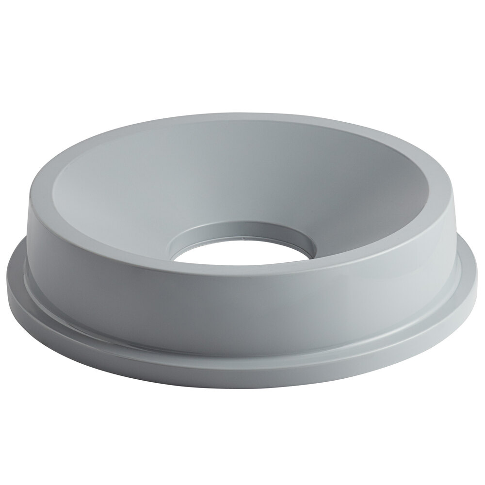 Rubbermaid® FG354300GRAY BRUTE Gray Round Funnel Top for FG263200 Containers 32 Gallon