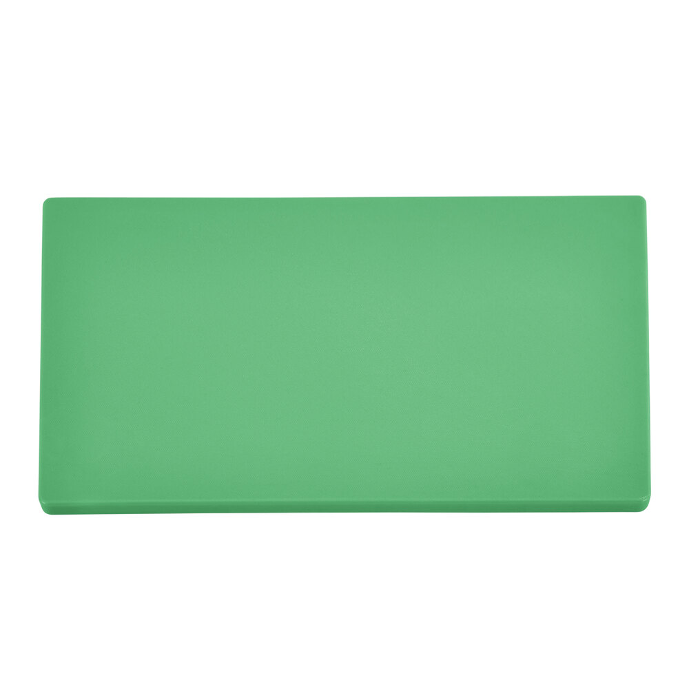 Vollrath 5200070 Color-Coded 18" x 12" x 1/2" Green Cutting Board