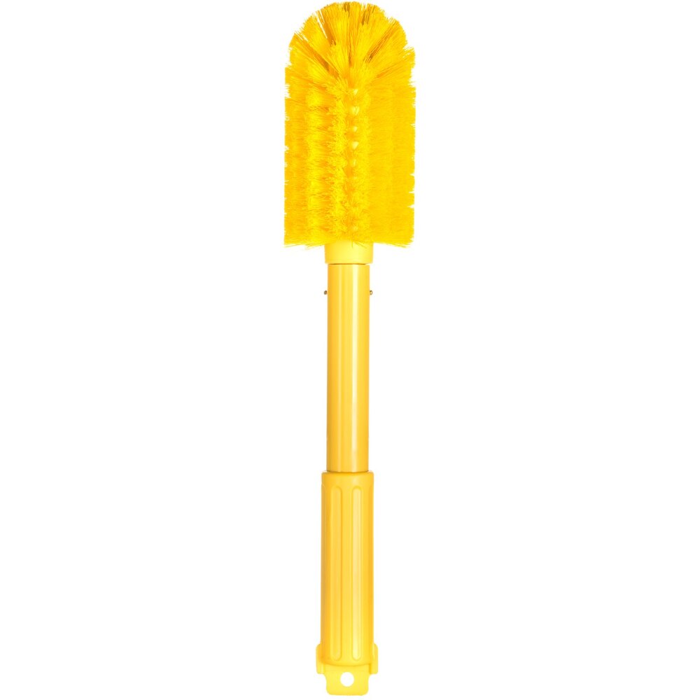 Carlisle 40004C04 Sparta 16" Yellow Multi-Purpose Cleaning Brush - 3" Bristle Diameter