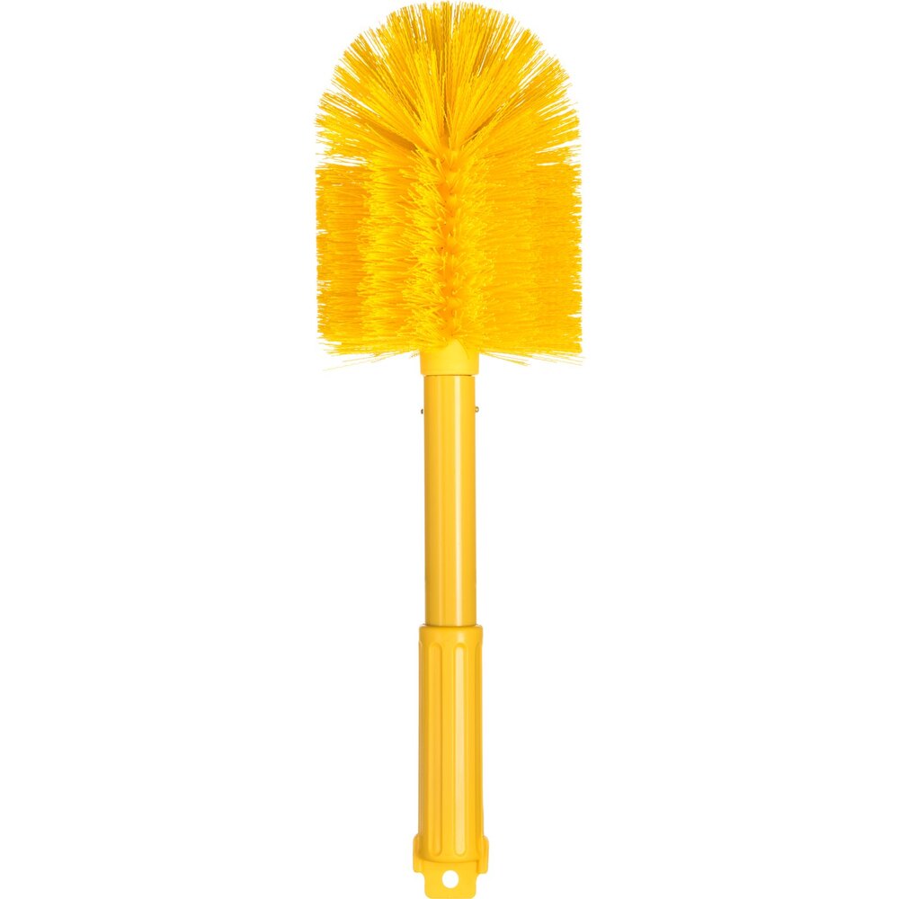 Carlisle 40010C04 Sparta 16" Yellow Multi-Purpose Cleaning Brush - 5" Bristle Diameter