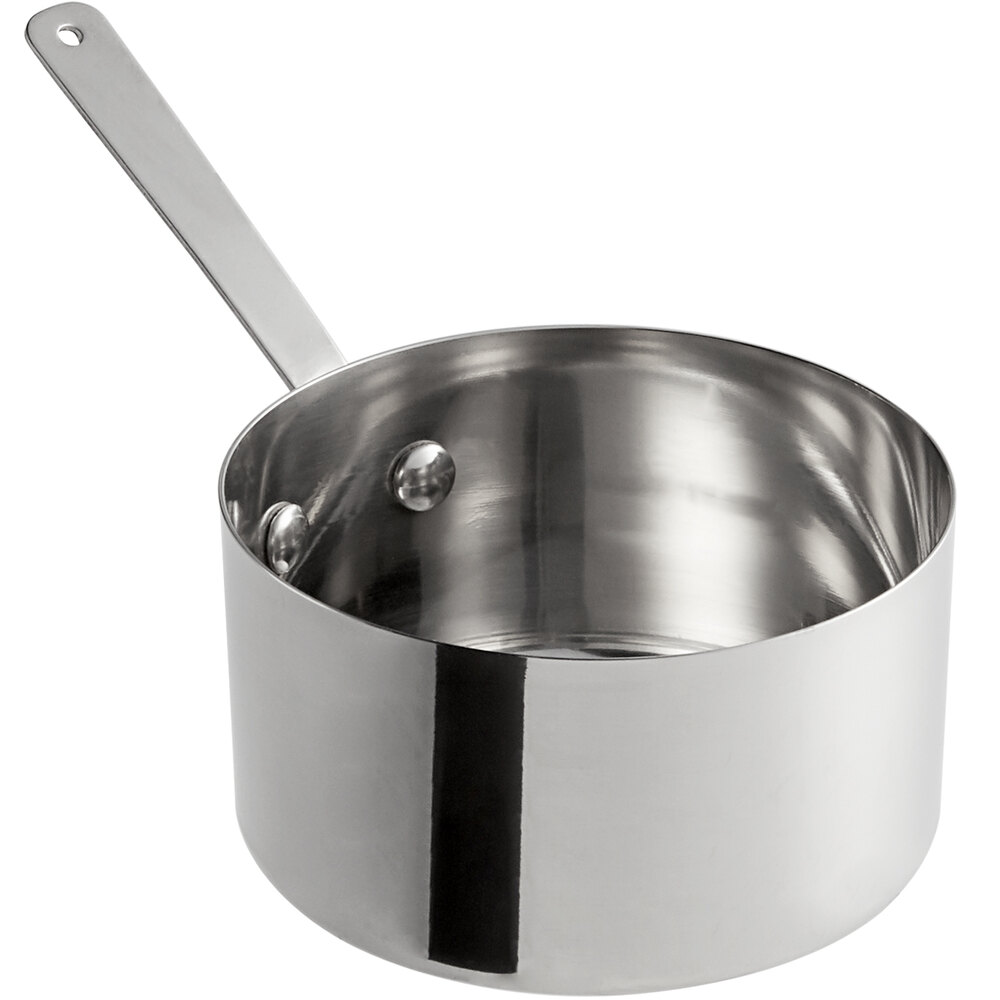 Vollrath 59779 18.6 oz. Round Mini Stainless Steel Sauce Pan