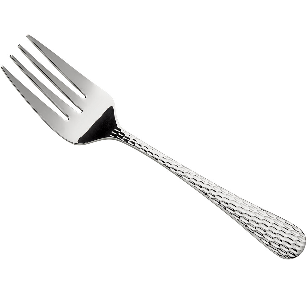Acopa Industry 8 3/4" 18/8 Stainless Steel Extra Heavy Weight Serving Fork