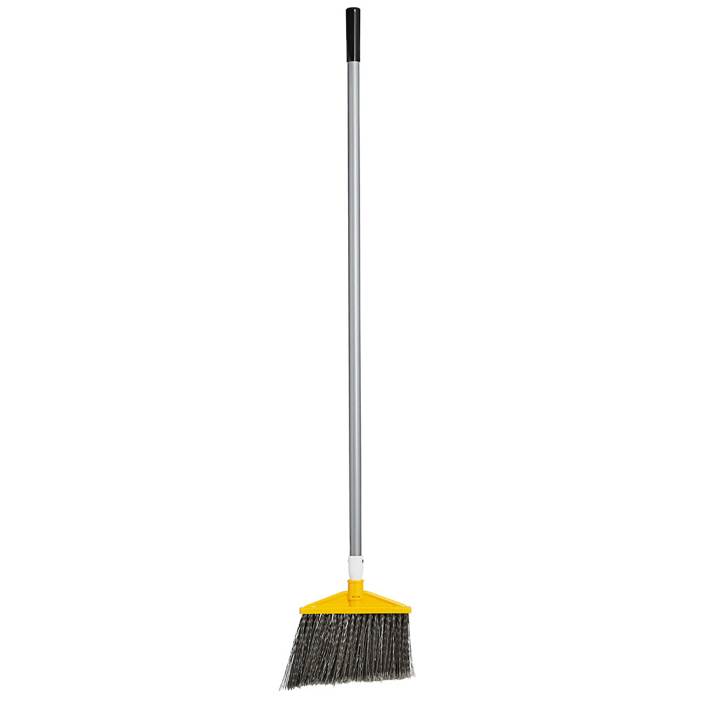 Rubbermaid® FG638500GRAY Gray Angle Broom with 48" Aluminum Handle