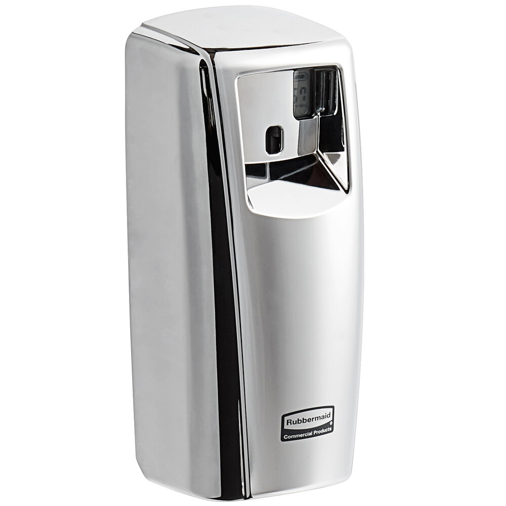 Rubbermaid® 1793536 Microburst 9000 LCD Chrome Metered Aerosol Air Freshener System