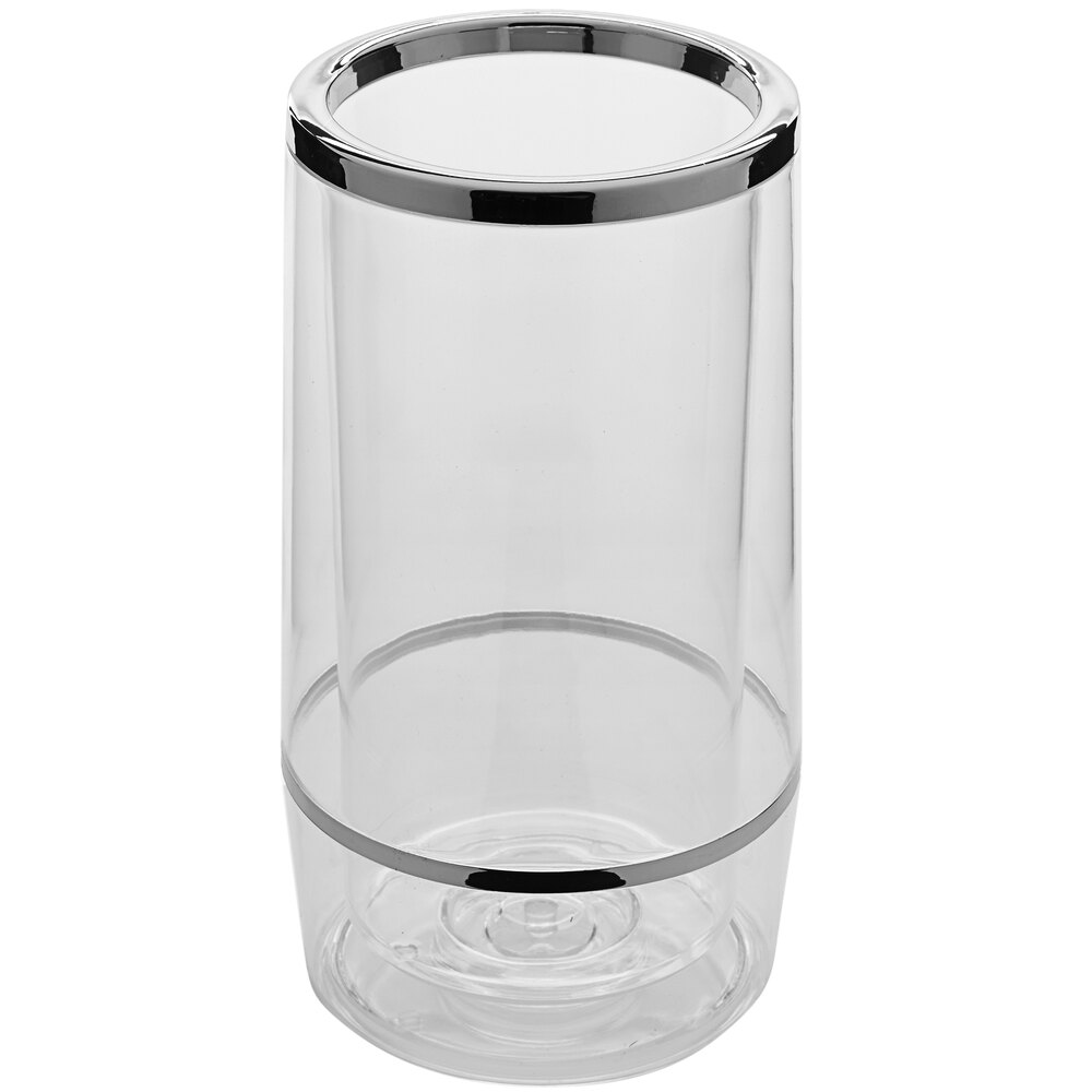 American Metalcraft AWC49 3" x 5" x 9" Clear Acrylic Wine Cooler
