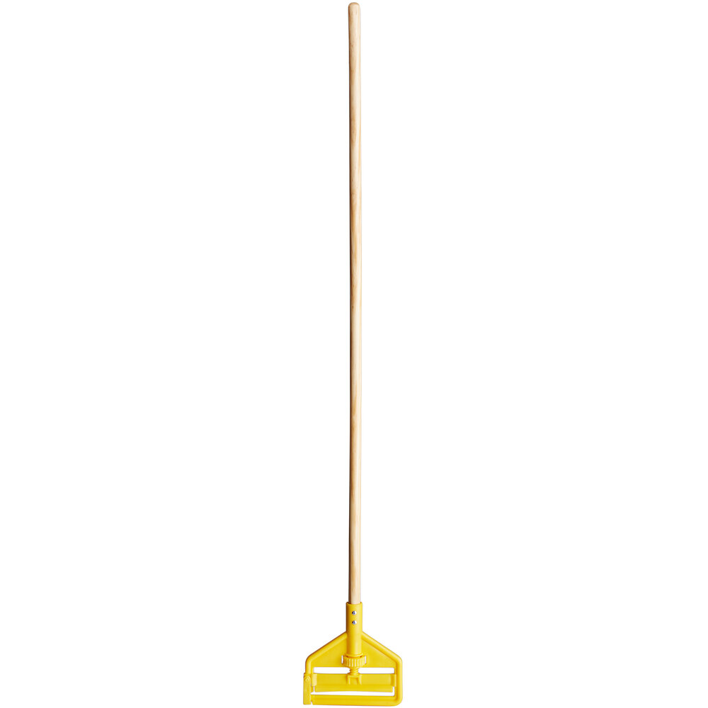 Rubbermaid® Invader FGH115000000 54" Wood Wet Mop Handle Side Gate Style