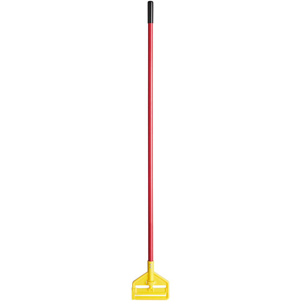 Rubbermaid® Invader FGH14600RD00 60" Red Fiberglass Wet Mop Handle Side Gate Style
