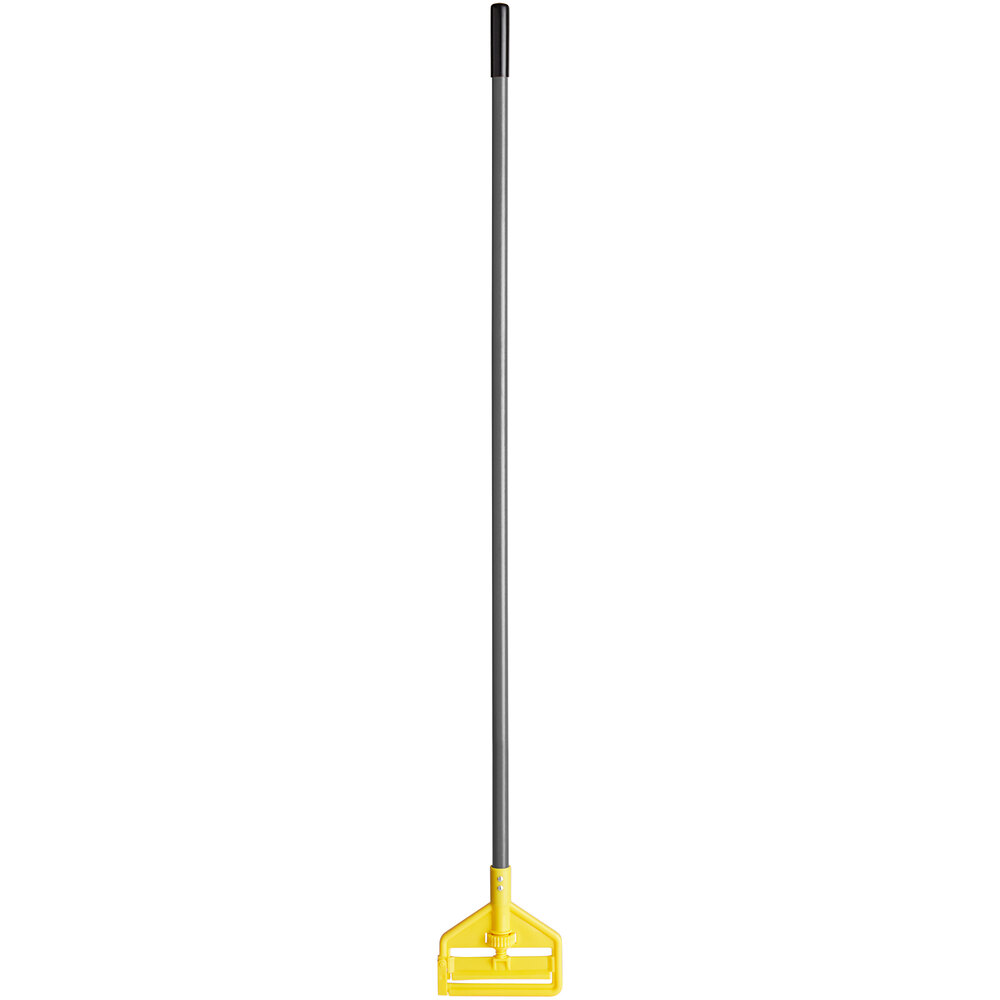 Rubbermaid® Invader FGH14600GY00 60" Gray Fiberglass Wet Mop Handle Side Gate Style